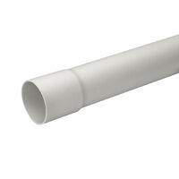 Tube électrique PVC 16mm 3m Gris