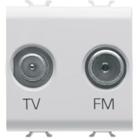 PRISE TV+FM 2M BLANC SAT. GEWISS GW15381