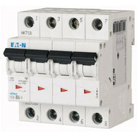 Disjoncteur FAZ 4P 50A 10kA (IEC/EN 60947 2) cbe D 000168095 EATON FAZ6 D50/4