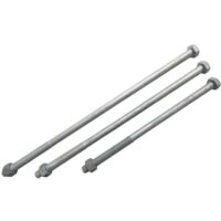 Boulon acier galvanisé 14x400 (vis+écrou) MICHAUD BR306