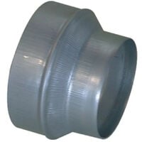 RCC galvanisé 100/ 80 mm réduction conique concentrique emboutie ALDES 11093500