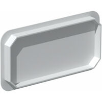 Bouchon PVC rigide section rectangulaire 55x110 - S&P - 834137 Bouchon PVC
