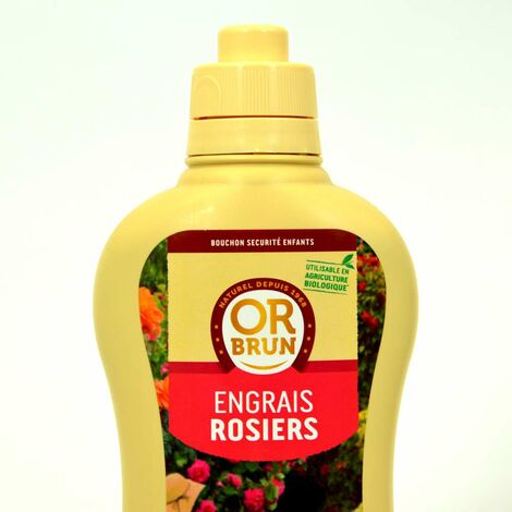 Engrais liquide plantes fleuries Or Brun, fertilisant organique 1L UAB