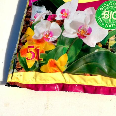 Terreau 'Terre de Vie®' pour orchidées - sac de 5 litres