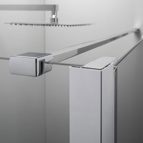 BOX DOCCIA ELITE ANGOLARE 80x100 CM APERTURA SALOON CON LATO FISSO TRASPARENTE
