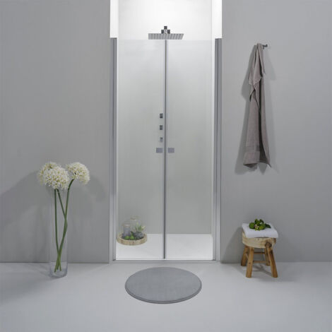 PORTA DOCCIA NICCHIA ELITE 80 CM SALOON TRASPARENTE (1/4)