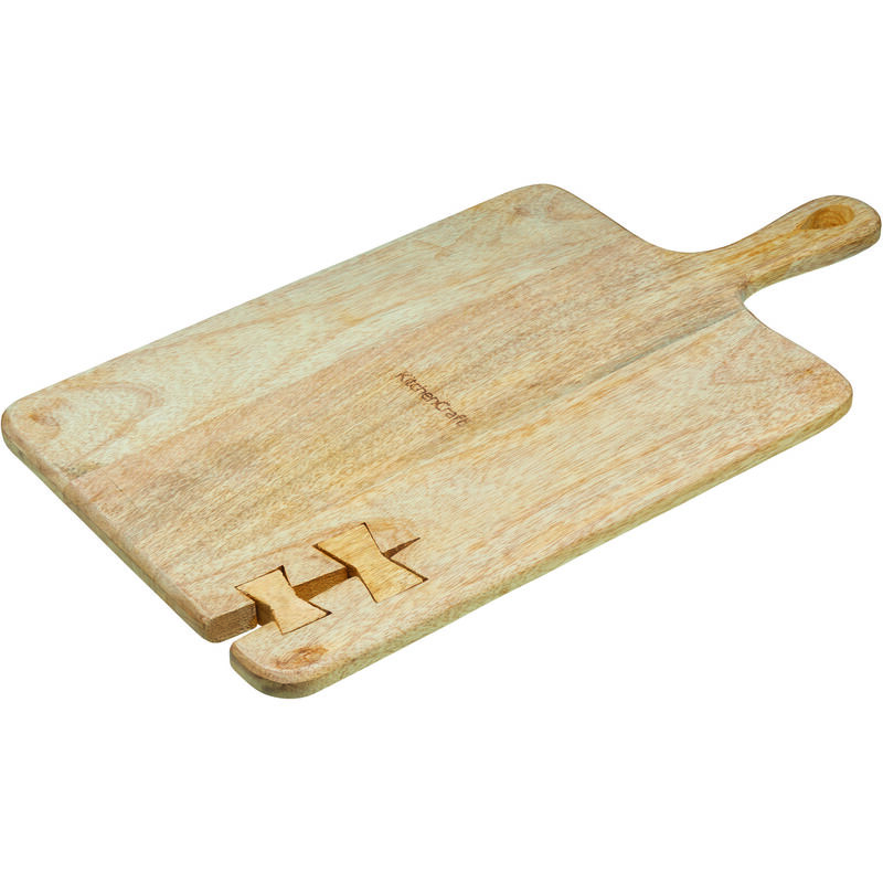 KitchenCraft Serenity WABI Sabi - Tagliere in legno per servire, legno