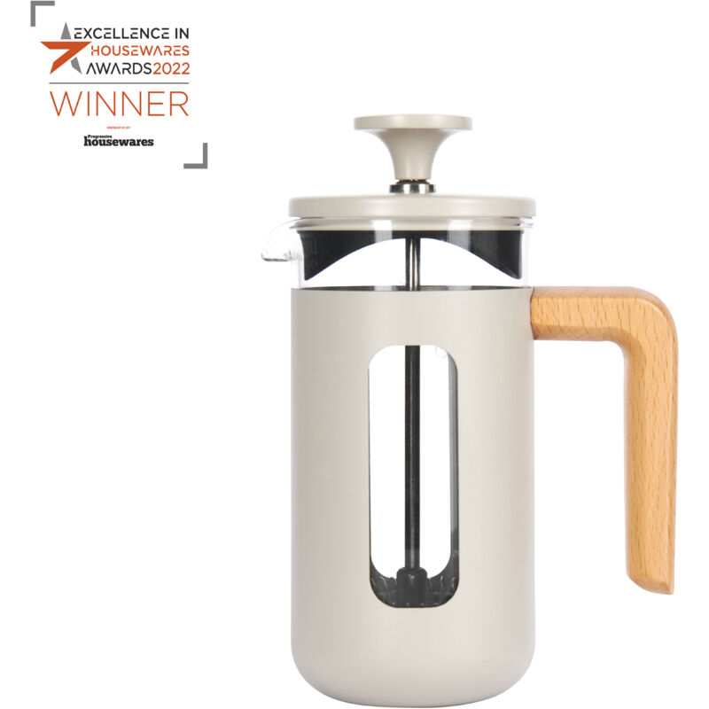 La Cafetière Caffetteria Pisa In Acciaio Inox, Tre Tazze, Rame