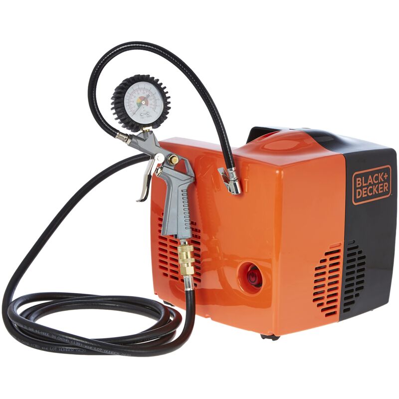 Black&ampdecker sprężarka bezolej. 1,5hp/8bar + acc