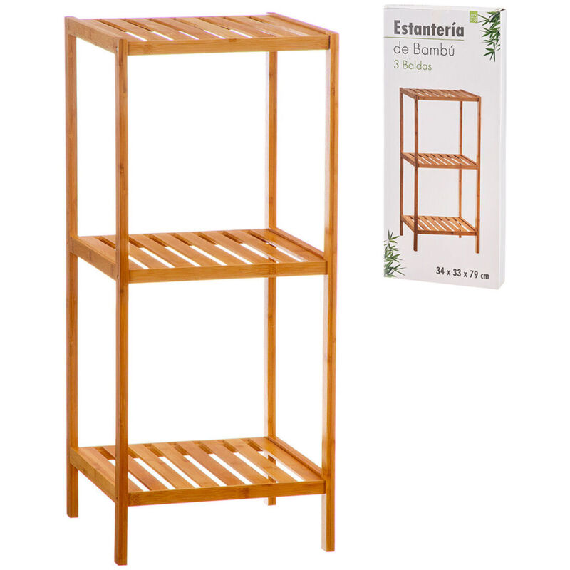Bamboo Bookcase Scaffale Bambù 20 Ripiani FOREHILL - 105x28x160.7 Cm, Divisibile, Per Bagno, Cucina, Balcone Scaffale Salvaspazio
