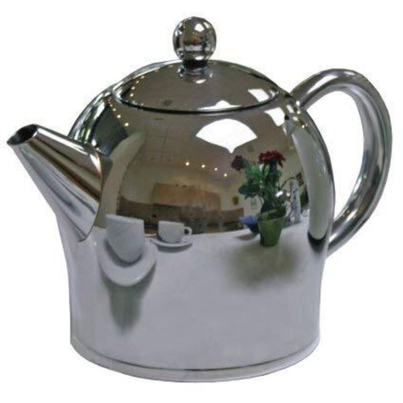 Teiera Bredemeijer Minuet Santhee In Acciaio Inox 304 | Design Elegante Grigio Acciaio 0.5L - Foto 2