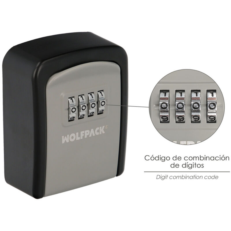 Cassaforte Chiavi Esterna Con Combinazione - Impermeabile, Antifurto Per Casa, Garage, Ufficio - Foto 6