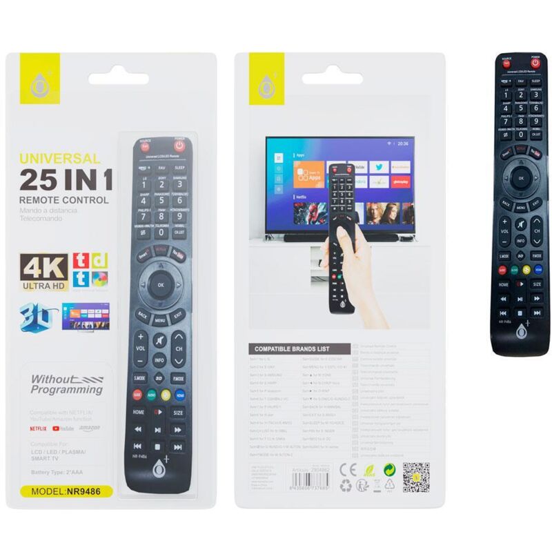 Sostituzione Telecomando Nero per TV Sony RM-ED058