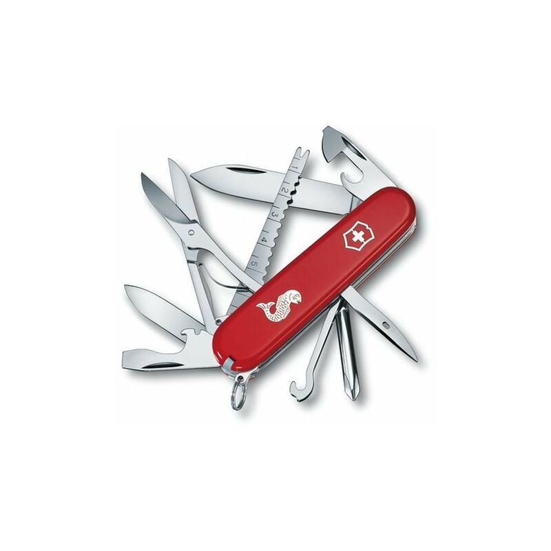 Coltello svizzero Victorinox Rimuovi squame Fisherman con ganci e forbici  18 funzioni ideale per la pesca