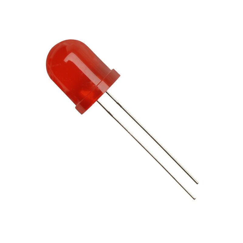 Diodo Led Rosso 10mm. 150mcd 60º Led10mm/rosso