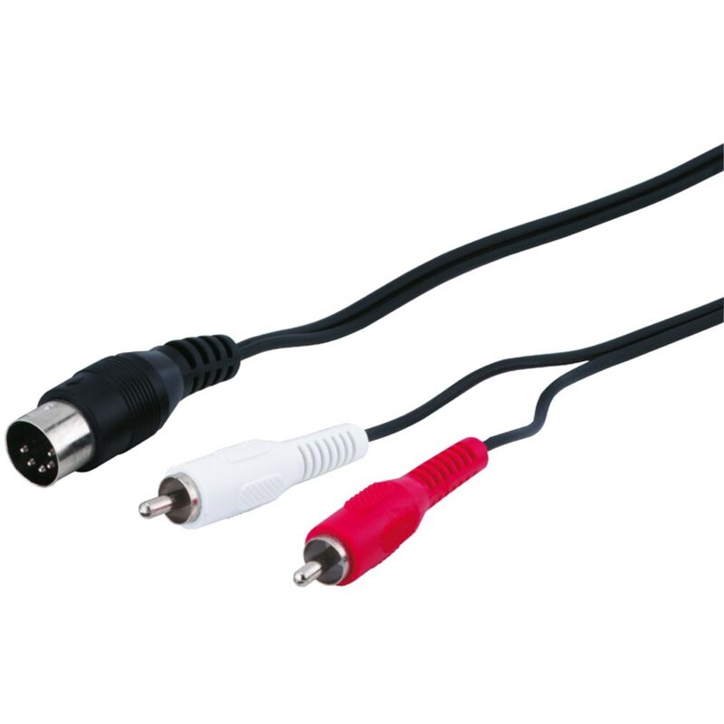 Cavo Audio Stereo 3.5mm A 6.35mm Bidirezionale 1.8m, Connettori Placcati Oro, Per Chitarra, Mixer, Amplificatori E Home Theater
