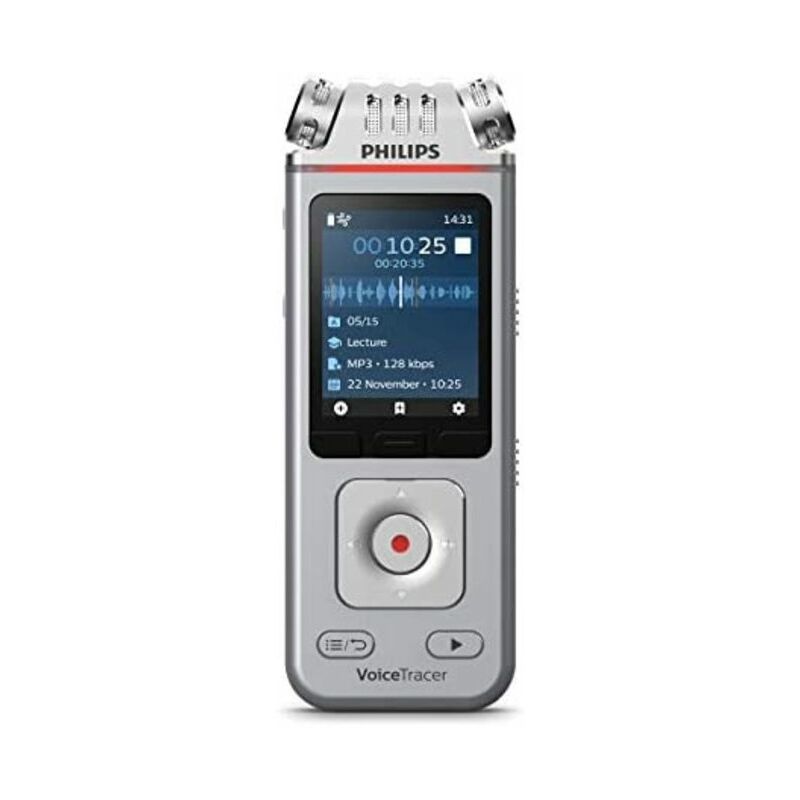 Philips Registratore audio 16GB espandibili DVT7500 con XLR e line-in -  Technoshop s.r.l.