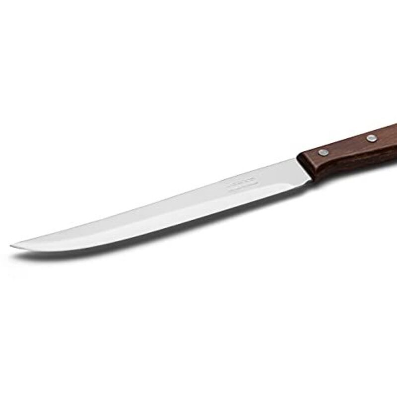 Coltello da cucina Arcos Latina 100601 in acciaio inox Nitrum e mango legno compresso con lama 13 cm in blister pack | Leroy Merlin