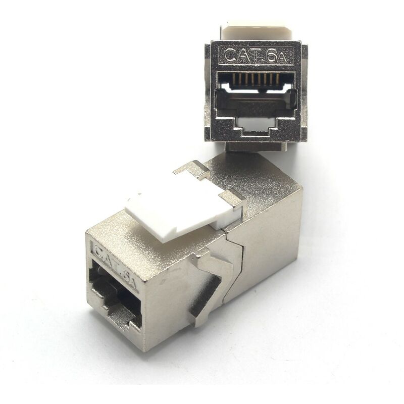 Adattatore Modulare Keystone RJ45 Accoppiatore di Rete Cat.6A F/F