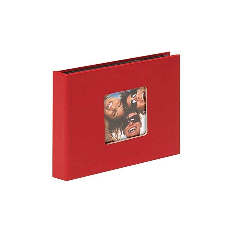 Walther MA353R Mini album fotografico per 36 foto, rosso, 10x15