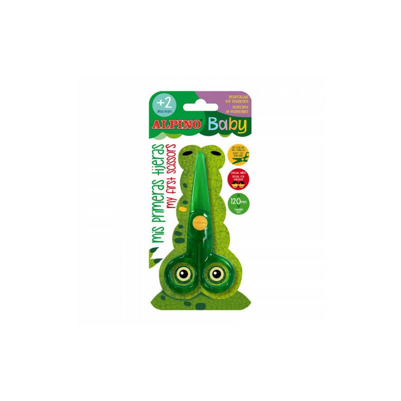 Forbici per bambini, verde (15cm)