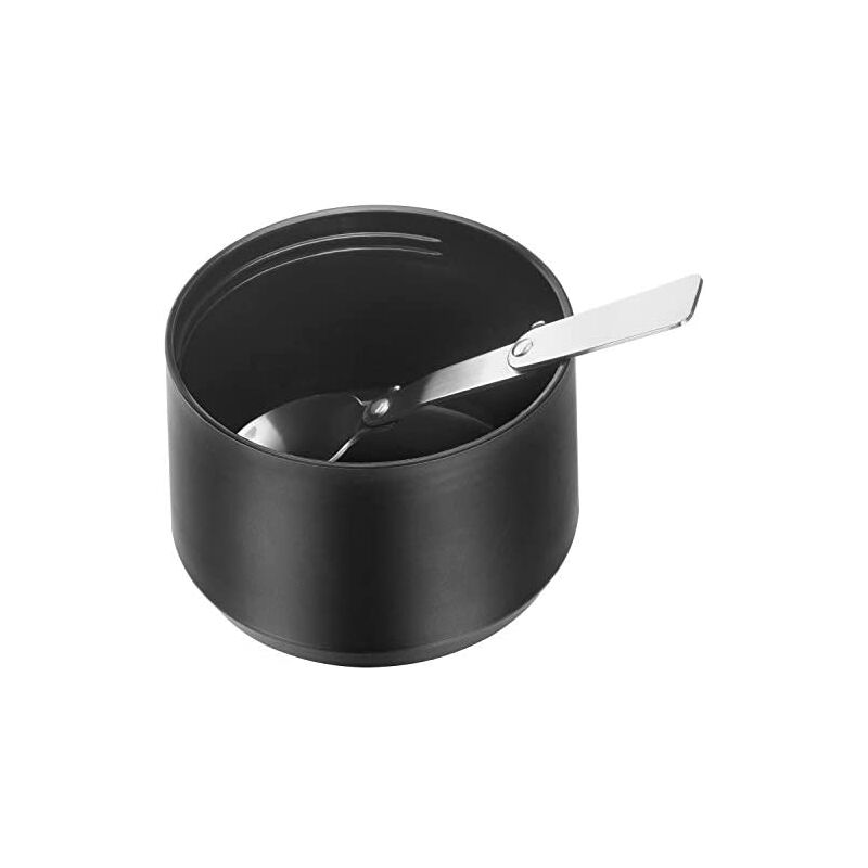 ZWILLING THERMO Contenitore per alimenti, Contenitore integrato, Isolamento  a doppia parete, Cucchiaio incluso, 700 ml, Altezza: 17 cm, Nero