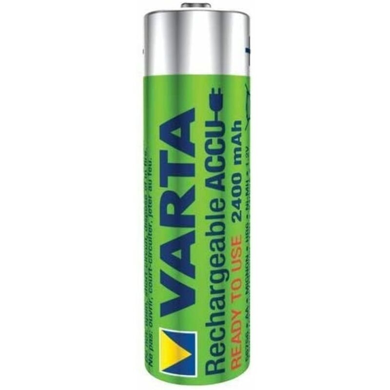 VARTA Batterie AA, ricaricabili, confezione da 4, Ricarica Accu Power, batteria  ricaricabile, 2400 mAh Ni-MH, senza effetto memoria, precaricata, pronta  all'uso