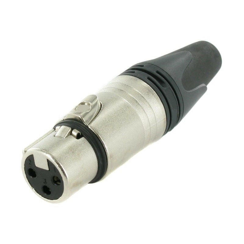 Connettore XLR | Femmina a 3 pin XLR | Nero