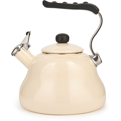 LA CAFETIERE LCEKETCRE Bollitore de fornello, smalto, 2 litri, crema