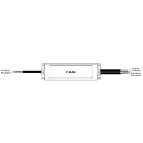 Driver LED APV-8-12 Mean Well – Alimentatore 12V 0.67A, Tensione Costante, Scatola Plastica