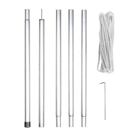 Set Di 20 Pali Per Piante - Supporti E Aste Di Sostegno Di 60 Cm Di Lunghezza E 8 Mm Di Diametro 77068091