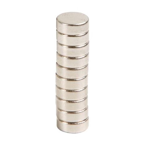 PRODOTTO USATO] Magnete ø8 x 3 mm - 10 pz.