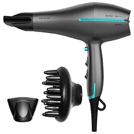 Asciugacapelli AC da 2200 W di potenza, con funzione ionizzatore e grande flusso. (1/5)