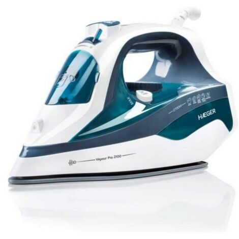 Ferro da stiro a vapore haeger vapour pro - 2700w - regolatore di vapore 75g - vapore verticale - serbatoio acqua 400ml - piastra in ceramica - anti-calcare - anti-goccia (1/5)