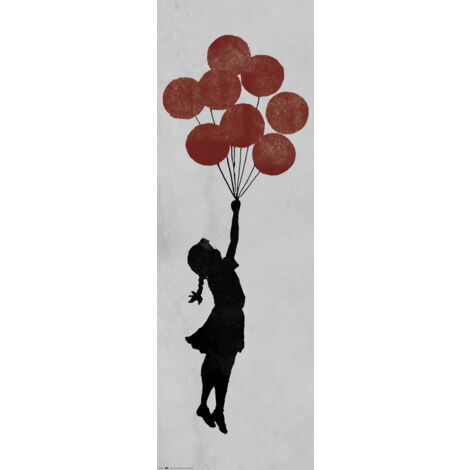 Poster porta brandizzata ragazza galleggiante originale