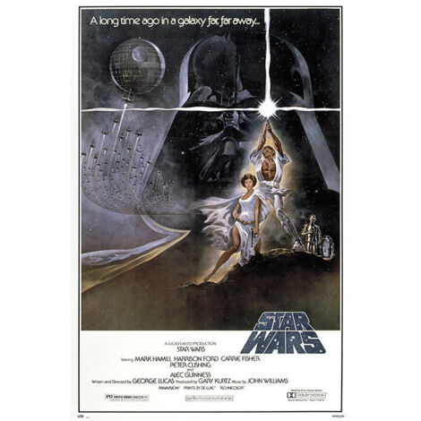 Poster star wars classic la guerra de las galaxias poster