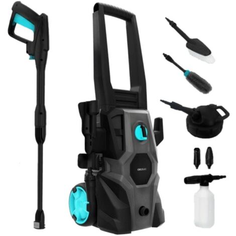 Cecotec Idropulitrice ad alta pressione HydroBoost 1600 Car&Garden. 1600 W, casa, giardino o auto, portata max 468 l/h, 135 bar di pressione max, pompa in alluminio, raggio d'azione 14m (1/5)