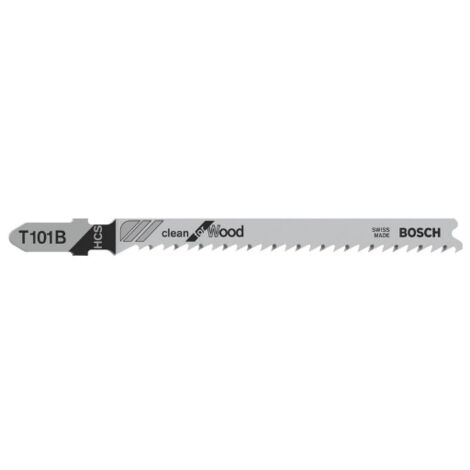 Bosch Professional 100 x Lame per seghetto alternativo T 101 B (per Legno tenero, straight cut, accessorio Seghetto alternativo)