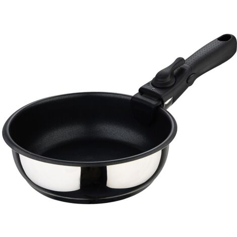 Set 3 padelle click & cook in acciaio inox bergner (1/3)