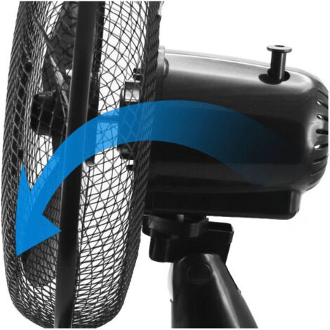 HG Power Ventola Aspirazione 200mm - Ventola Bagno Silenziosa con Valvola di non ritorno, Regolatore di velocità, Spina, Aspiratore Industriale per Cucina Garage Seminterrato, A-Nero
