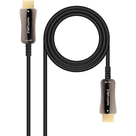 Cavo Hdmi V2.1 8k@60hz Aoc Fibra 10m Nanocable 10.15.2110 (1/3)