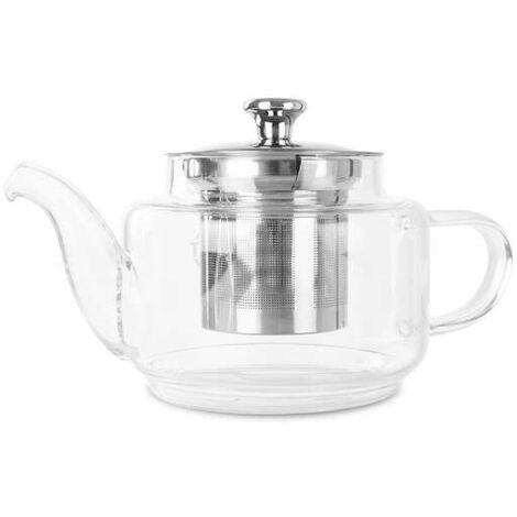 Borraccia In Vetro Borosilicato 550 Ml Con Tappo Acciaio Inox E Cinturino, Lavabile In Lavastoviglie