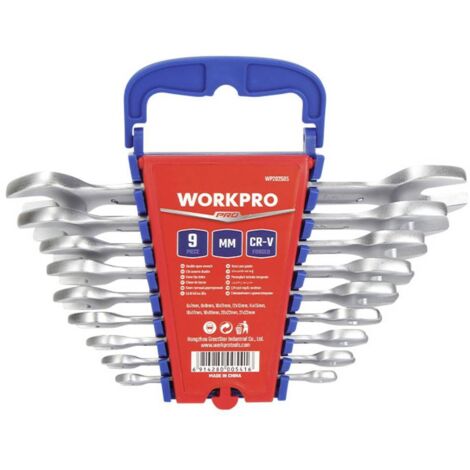 Workpro Set di chiavi of Double Mouth 9 Pcs. (1/3)