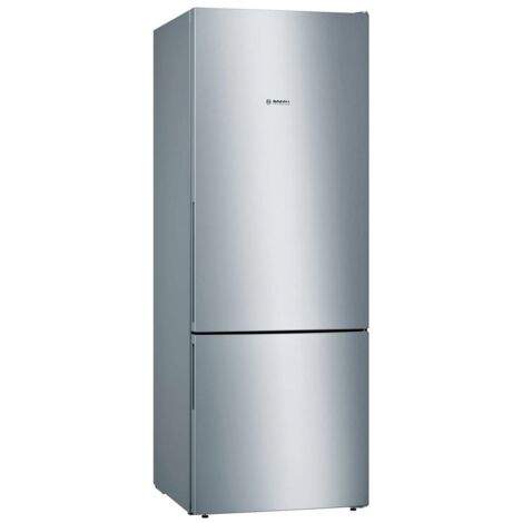 frigorifero combinato 70cm 500l a ++ in acciaio inox mescolato - kgv58vleas - bosch (1/6)