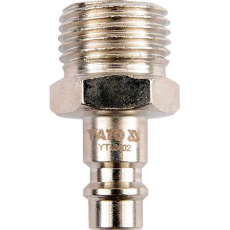 Connettore Valvola Pneumatici Universale Blu - Adattatore Tubo Gonfiaggio 37 Cm, Filettatura 12,5 Mm