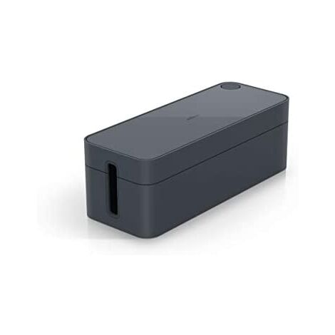 Durable 503037 - Cavoline Box L, Scatola Nascondi Cavi, per Multi Presa da 5 Entrate, 406 x 139 x 156 mm, Grafite (1/5)