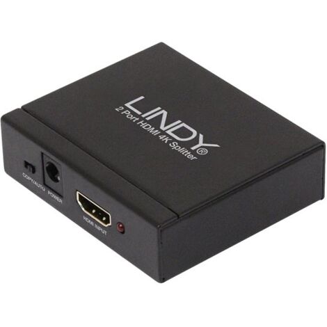 Lindy 38158 - HDMI 4K 2160P30 3D Splitter, 2 porte