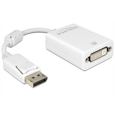DeLOCK 61765 adattatore de cable de video  0,125 m DisplayPort DVI-I White (1/5)
