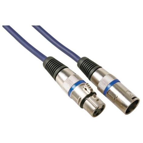 HQ Power Professional DMX 10m cable de audio XLR (3-pin) Nero (1/3)