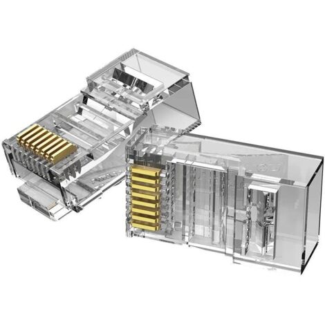 Kit Riparazione Clip RJ45 Rotte, 10 Pezzi, Per Cavi CAT5, CAT5e, CAT6. Salva Il Tuo Connettore!